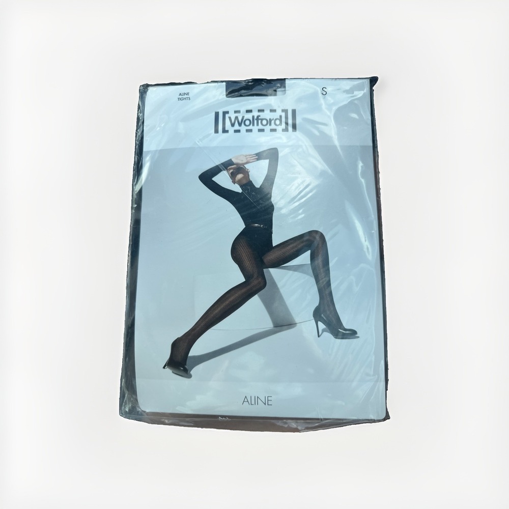 Wolford Aline Tights Black Size Small S Style 18839 New $55